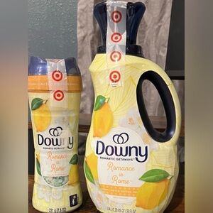 Downy Romantic Getaways Collection Romance In Rome Beads & Liquid Softener HTF
